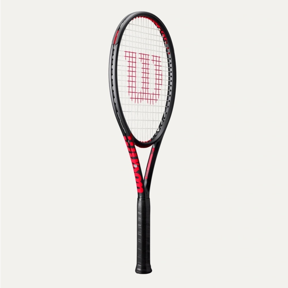 Wilson Black and Red Tennis Racket Clash